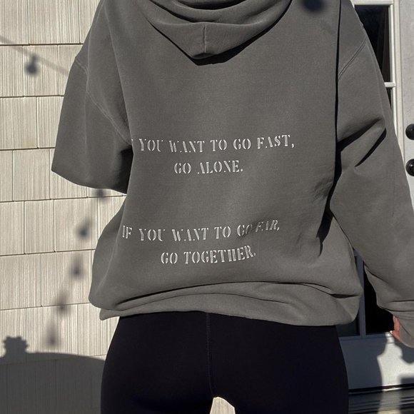 Boys Lie Tops - *RARE* BOYS LIE ‘NEW MOVEMENT’ LT. GREY HOODIE OS